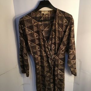 Michael Kors vintage wrap ankle length robe sz M